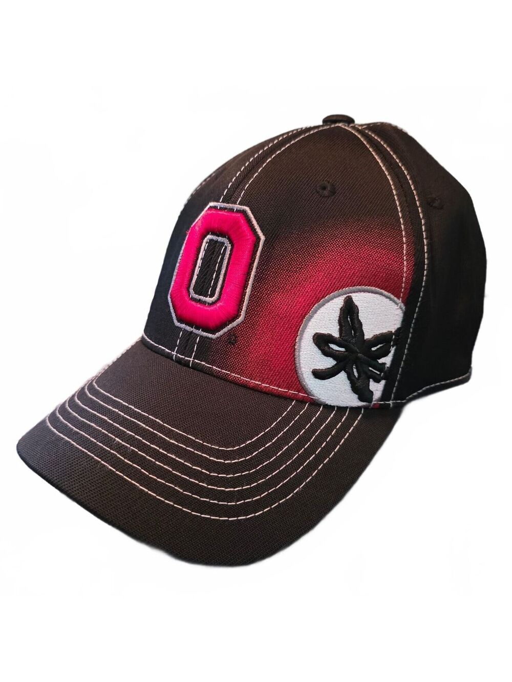 Top of the World One Fit Unisex Black Red Ohio State Buckeye Baseball Hat NWOT